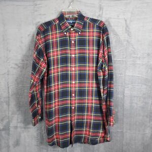 Vintage Ralph Lauren Polo Blake Shirt Mens Medium Multicolor Plaid Flannel Shirt